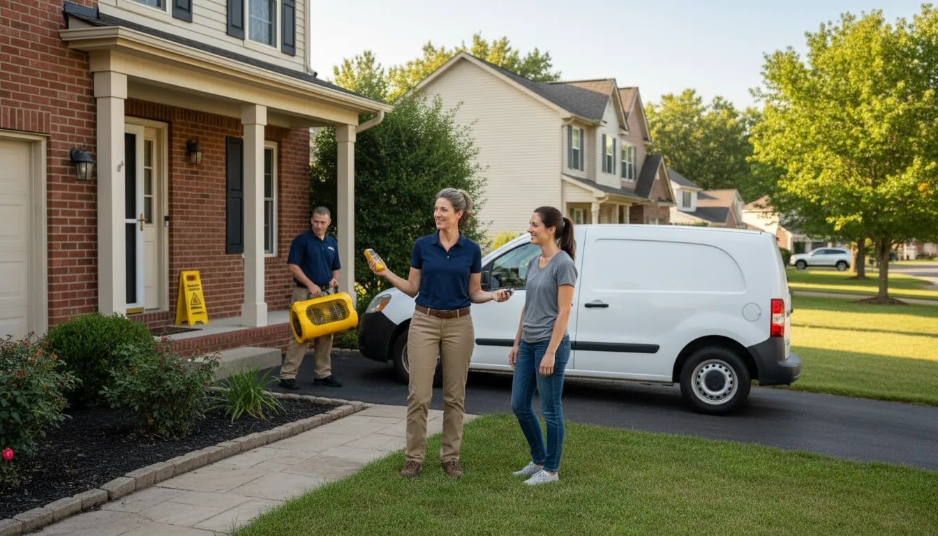 Water restoration image for Dehumidification And Cleanup Services in Pulaski, WI